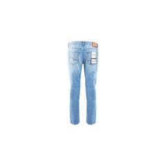 Yes Zee Sleek Comfort Denim Five-Pocket Light Wash Jeans