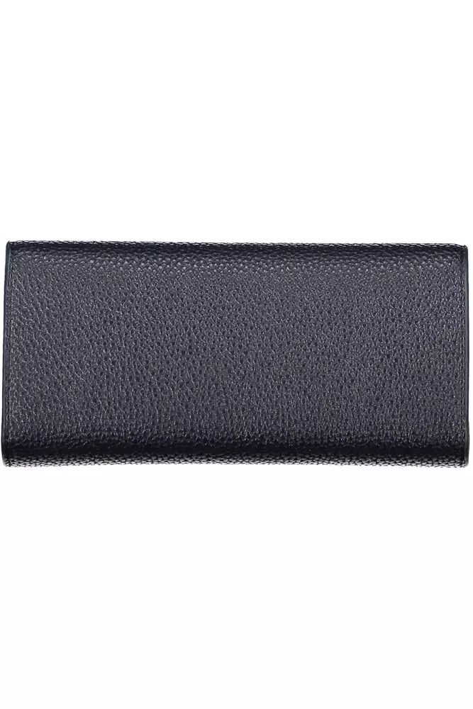 Tommy Hilfiger Elegant Blue Zip Wallet with Phone Compartment