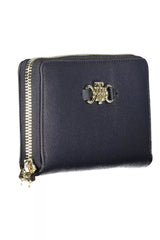 Tommy Hilfiger Elegant Blue Wallet with Chic Compartments