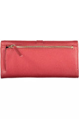 Tommy Hilfiger Chic Pink Polyethylene Wallet with Contrasting Details