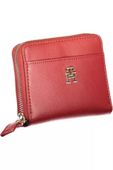 Tommy Hilfiger Elegant Pink Wallet with Multiple Compartments
