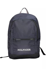 Tommy Hilfiger Sleek Blue Backpack with Laptop Compartment