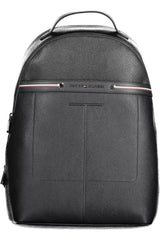 Tommy Hilfiger Classic Black Urban Backpack with Contrast Details
