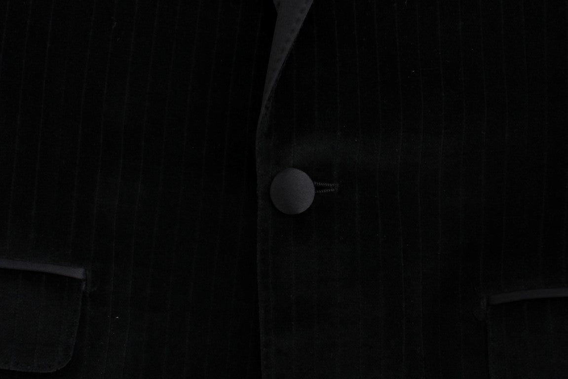 Black striped slim MARTINI blazer