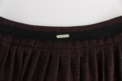 GF Ferre Purple Short Flannel Skirt