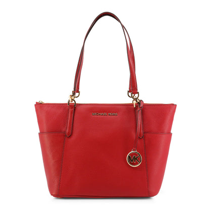 Women's East West Top Zip Tote Scarlet Red Saffiano Leather Bag | Michael Kors.jpg