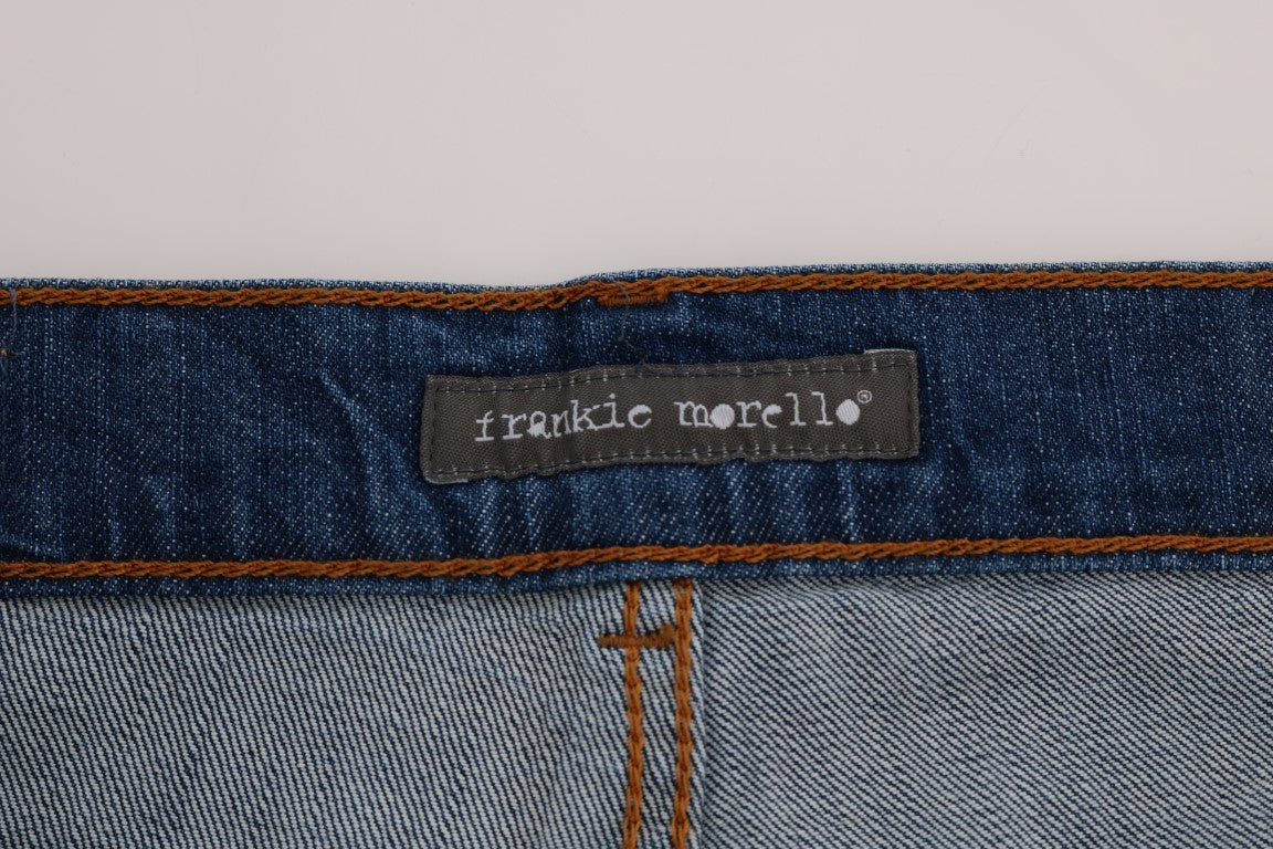 Frankie Morello Chic Slim Fit Blue Wash Jeans