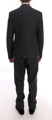 Gray Wool One Button 3 Piece Suit