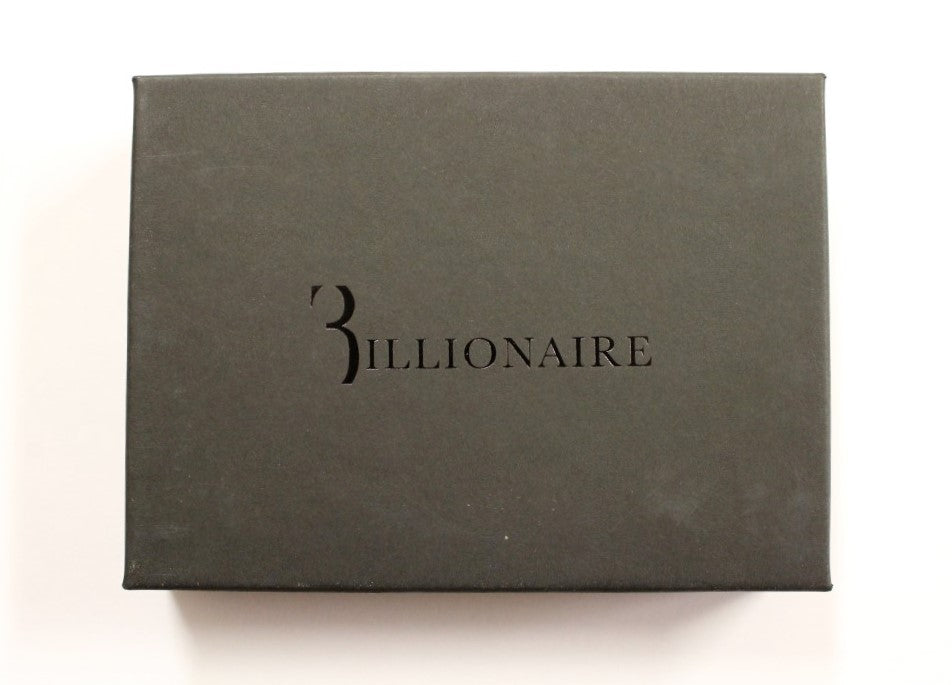 Blue Leather Bifold Wallet