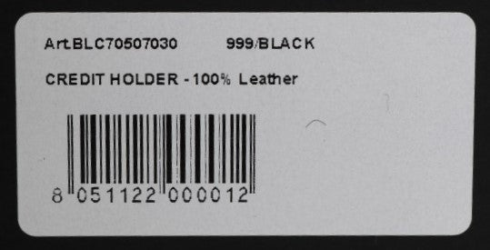 Billionaire Italian Couture Exquisite Black Leather Men's Wallet