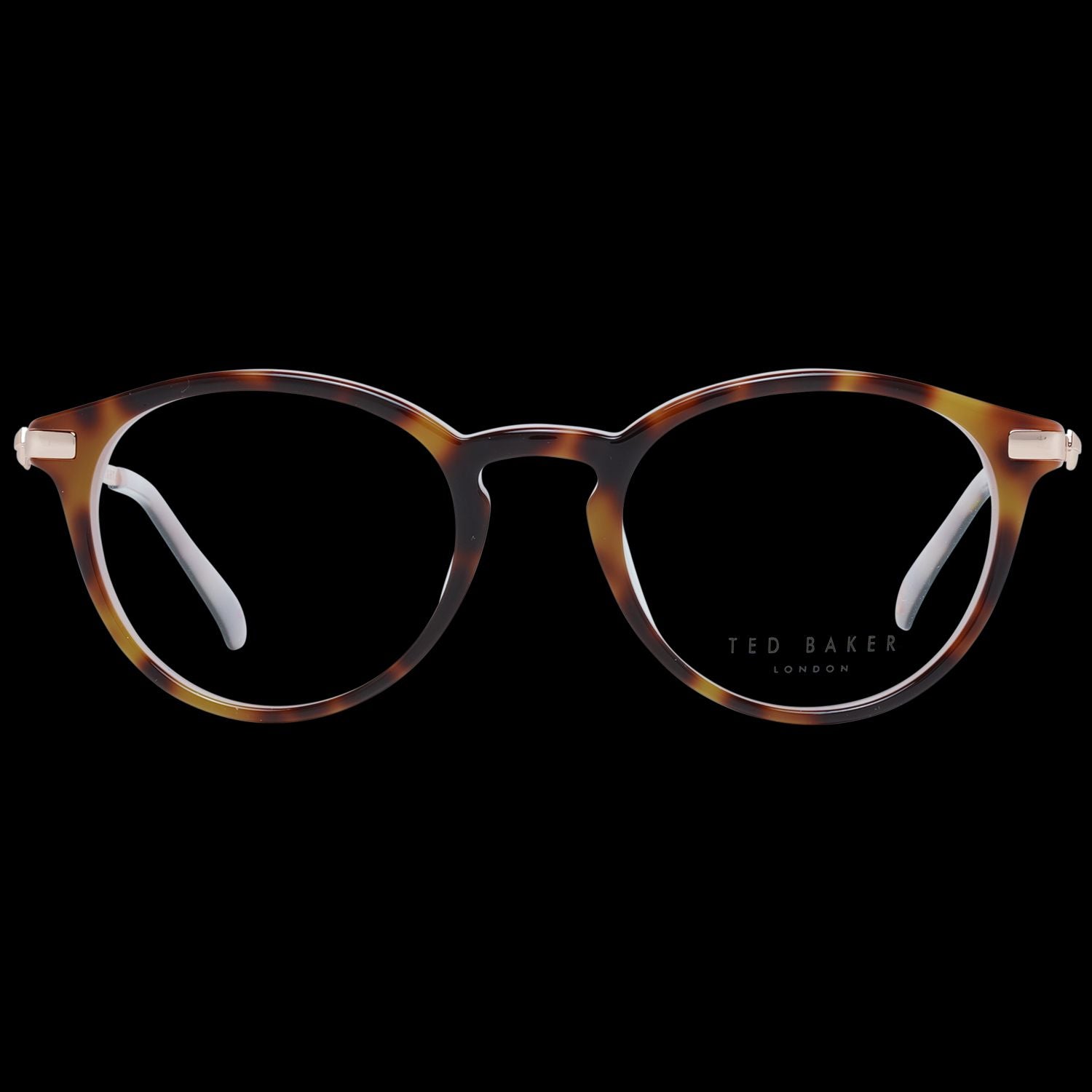 Ted Baker Chic Brown Round Full-Rim Fashion Frames