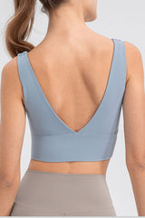 Scoop Neck Wide Strap Active Tank