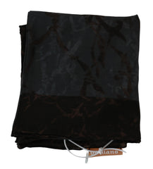 Black Brown Bandana Cotton Patterned Foulard Scarf