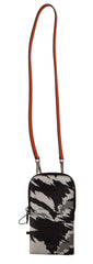 Dolce & Gabbana Elegant Leather Phone Pocket Neck Strap