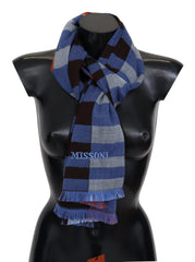 Missoni Chic Multicolor Wool Scarf Unisex Accessory