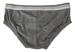 Gray Modal Cotton Brando Brief Underwear