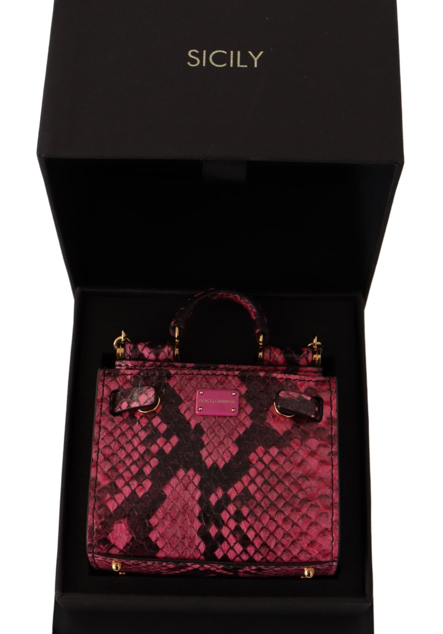 Pink Micro Leather Cross Body Purse Borse SICILY Bag