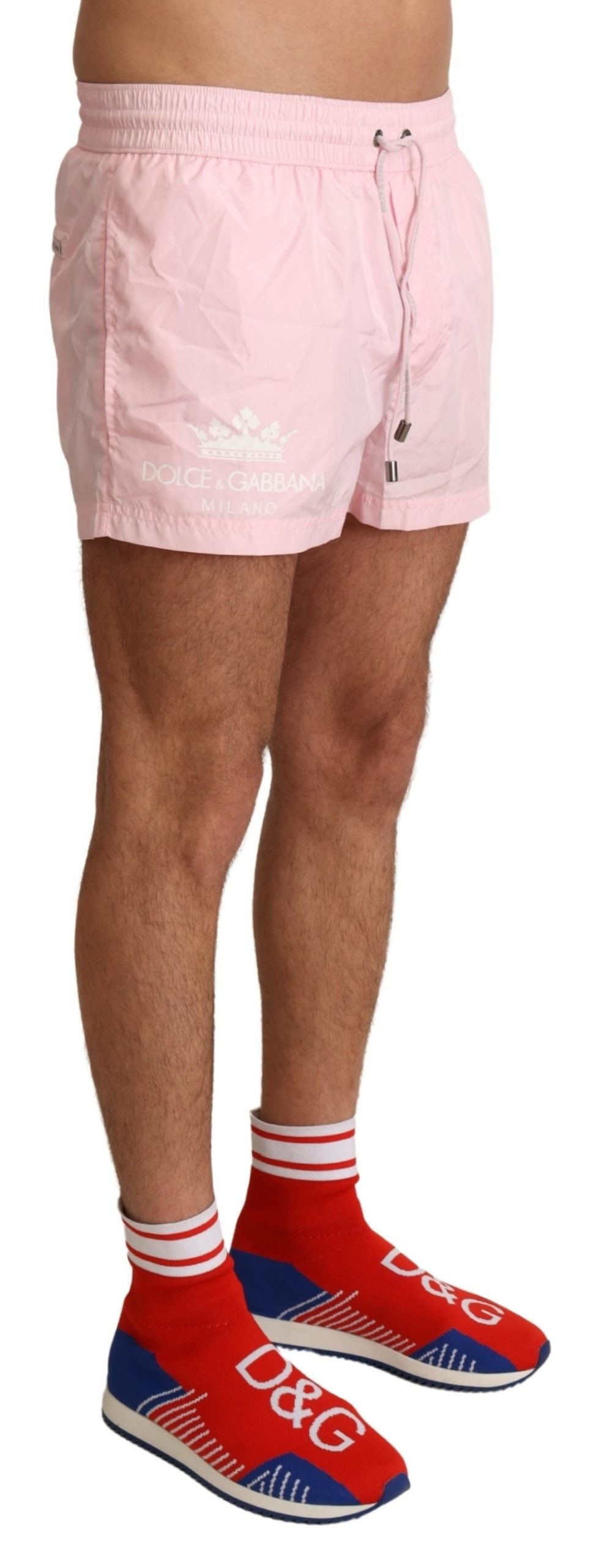 Pink Crown Swim Beachwear Shorts Swimshorts