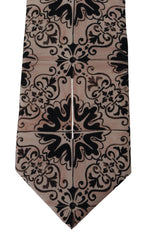 Dolce & Gabbana Stunning Silk Gentleman's Tie in Rich Brown