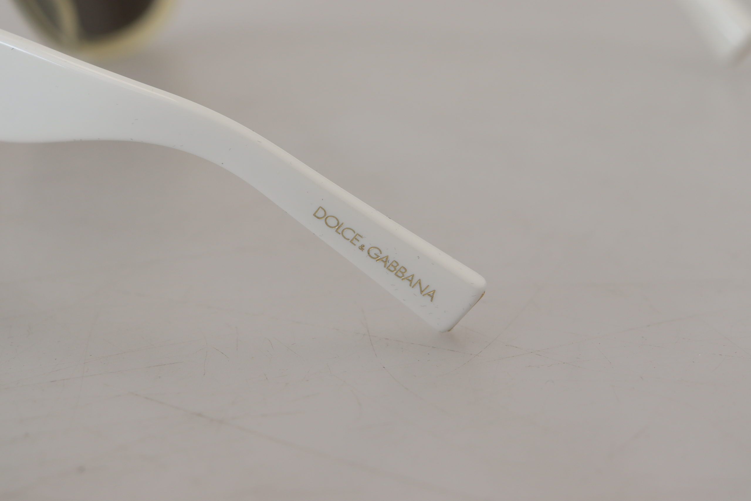 Dolce & Gabbana Elegant White Acetate Sunglasses for Women