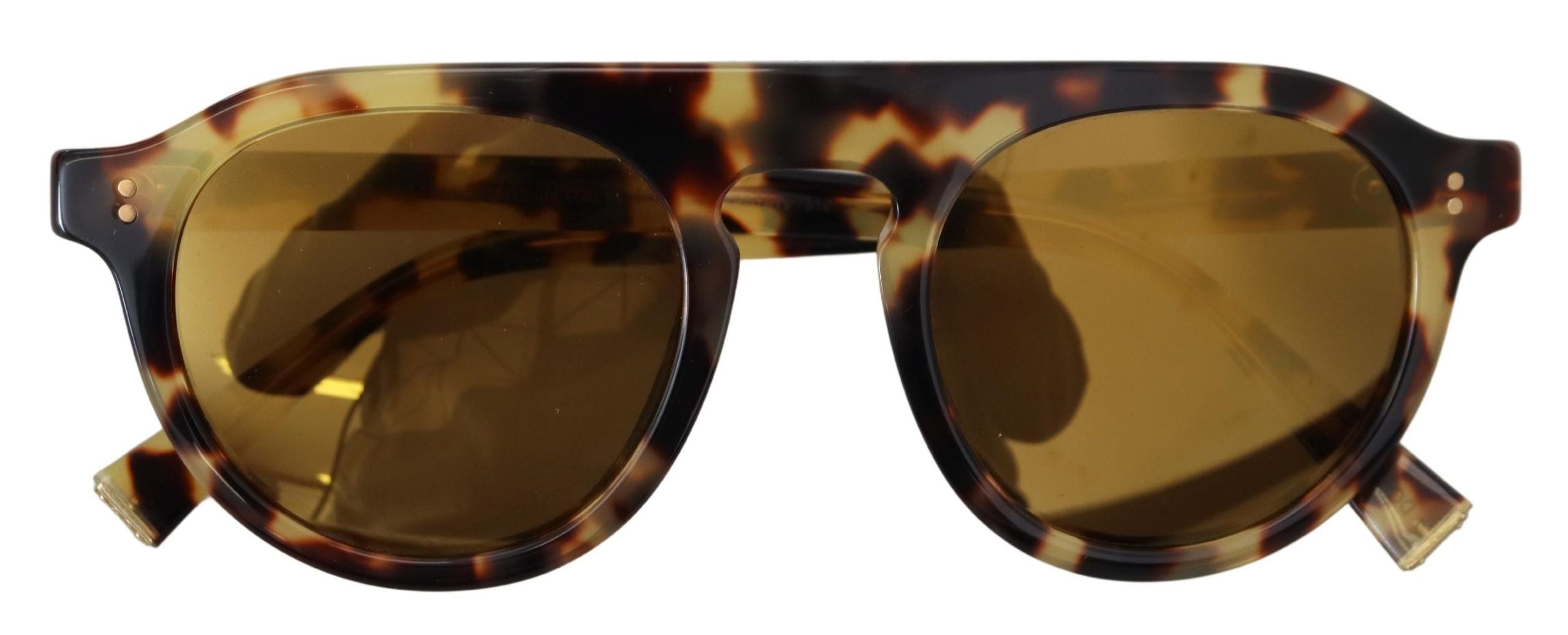 Dolce & Gabbana Chic Tortoiseshell Acetate Sunglasses