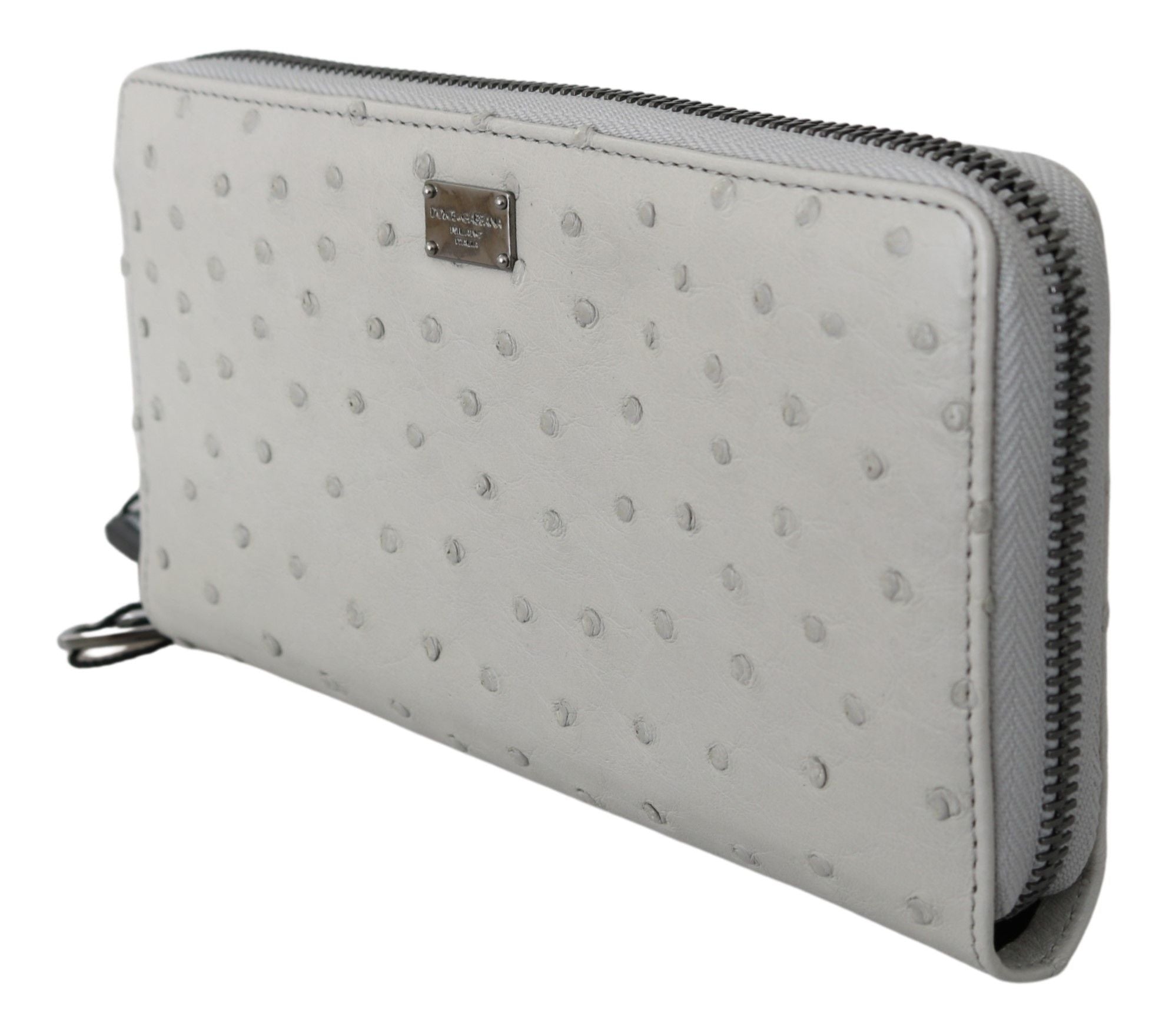 Dolce & Gabbana Elegant Ostrich Leather Continental Wallet