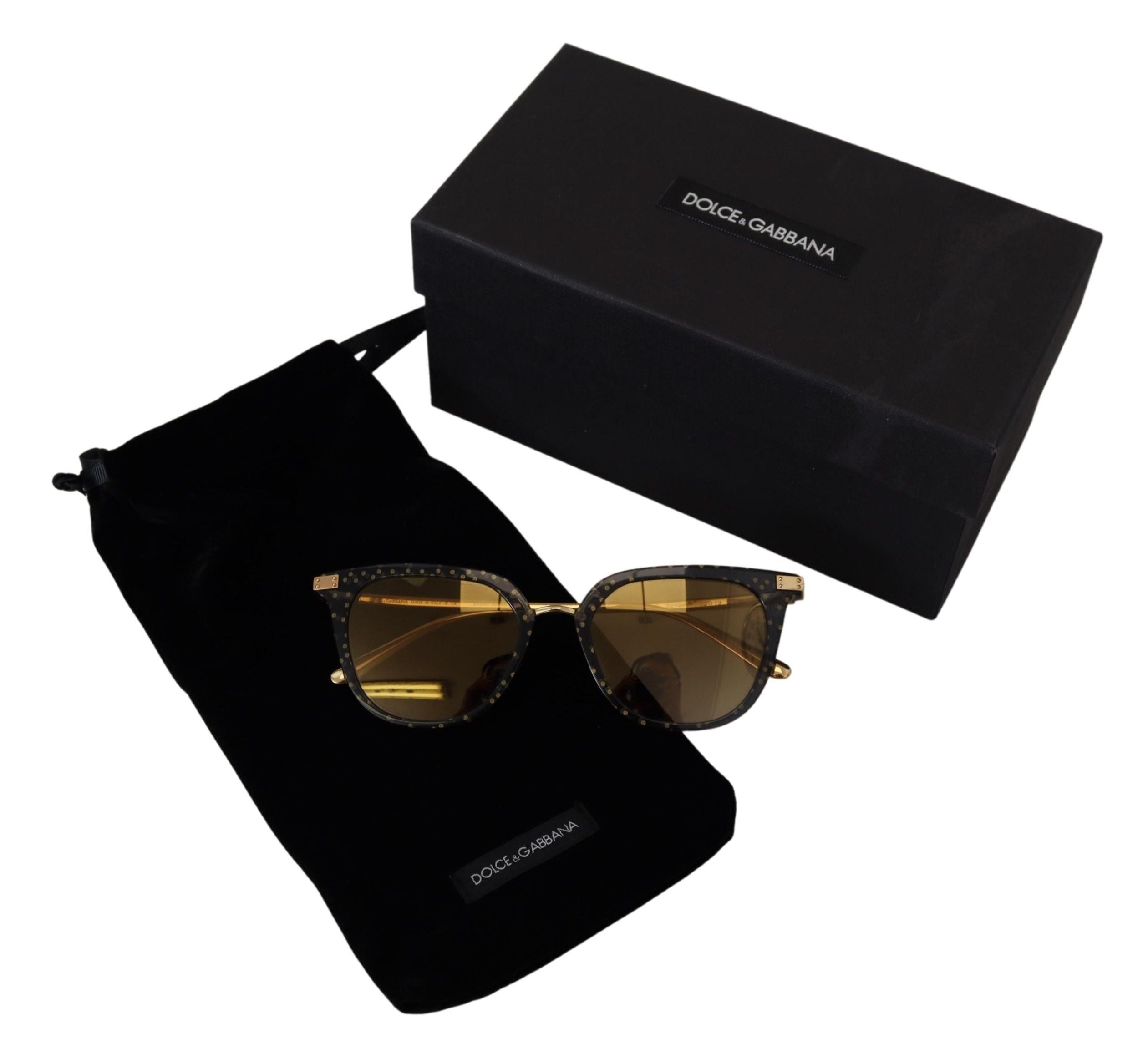 Dolce & Gabbana Chic Irregular-Shaped Designer Sunglasses