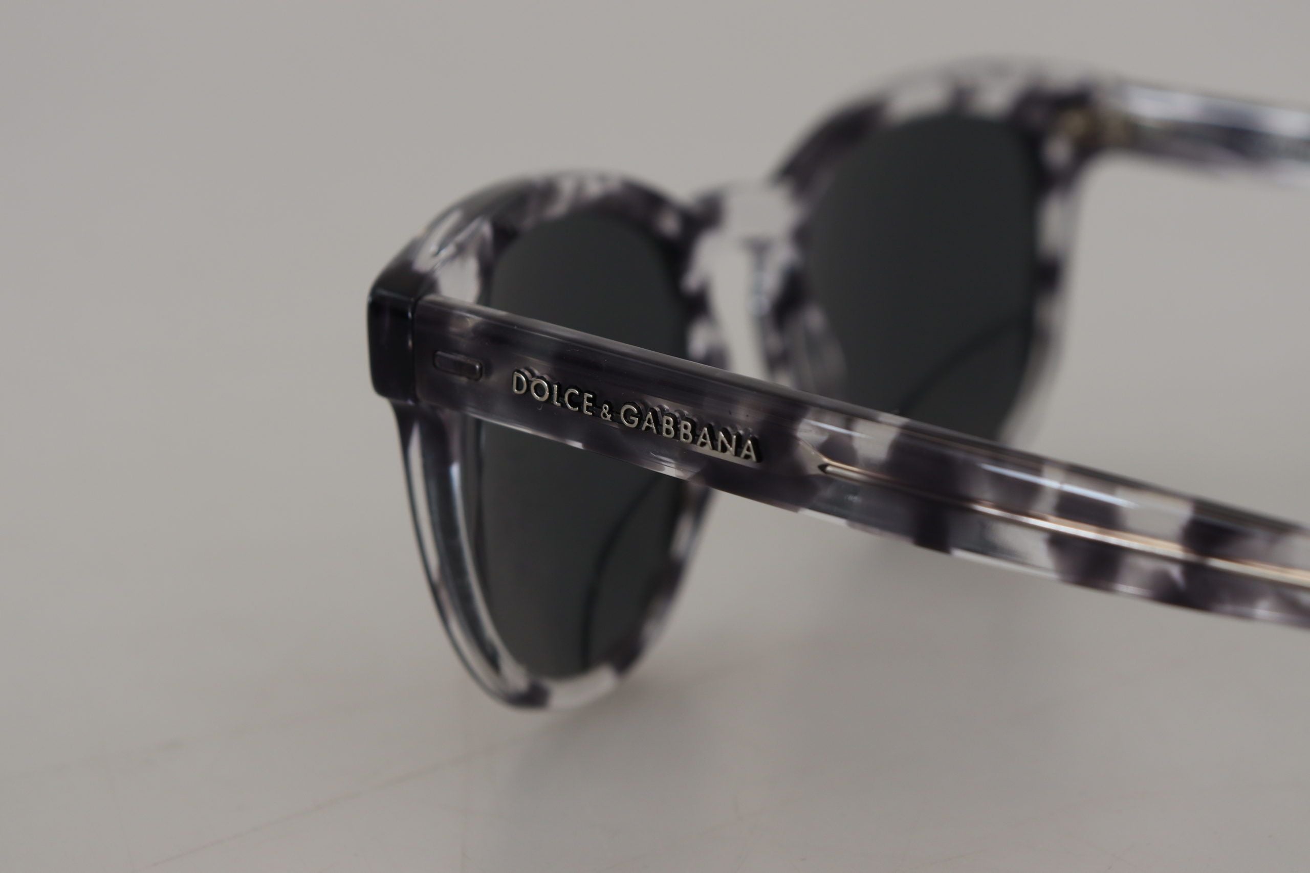 Dolce & Gabbana Elegant Black Havana Sunglasses
