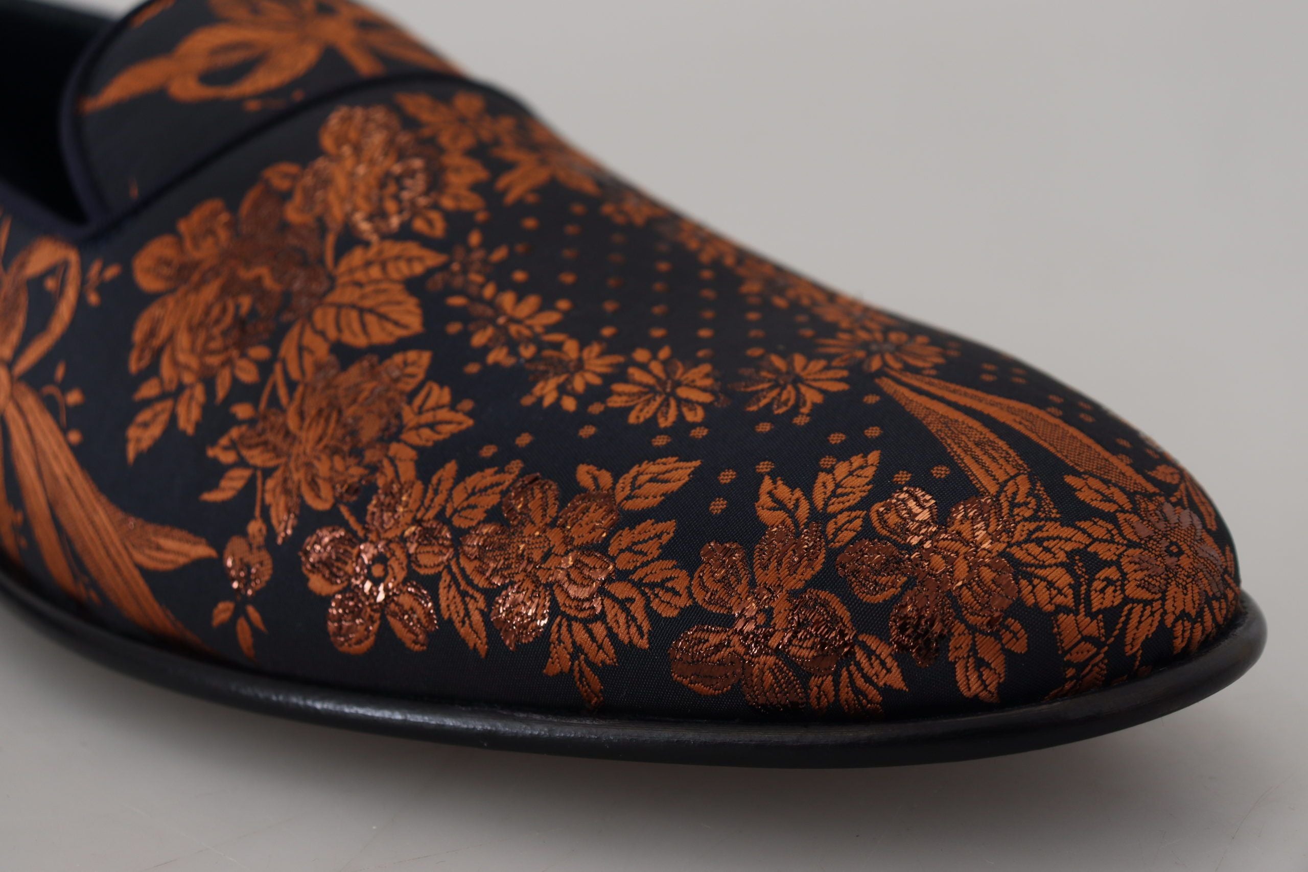 Dolce & Gabbana Elegant Floral Slip-On Loafers
