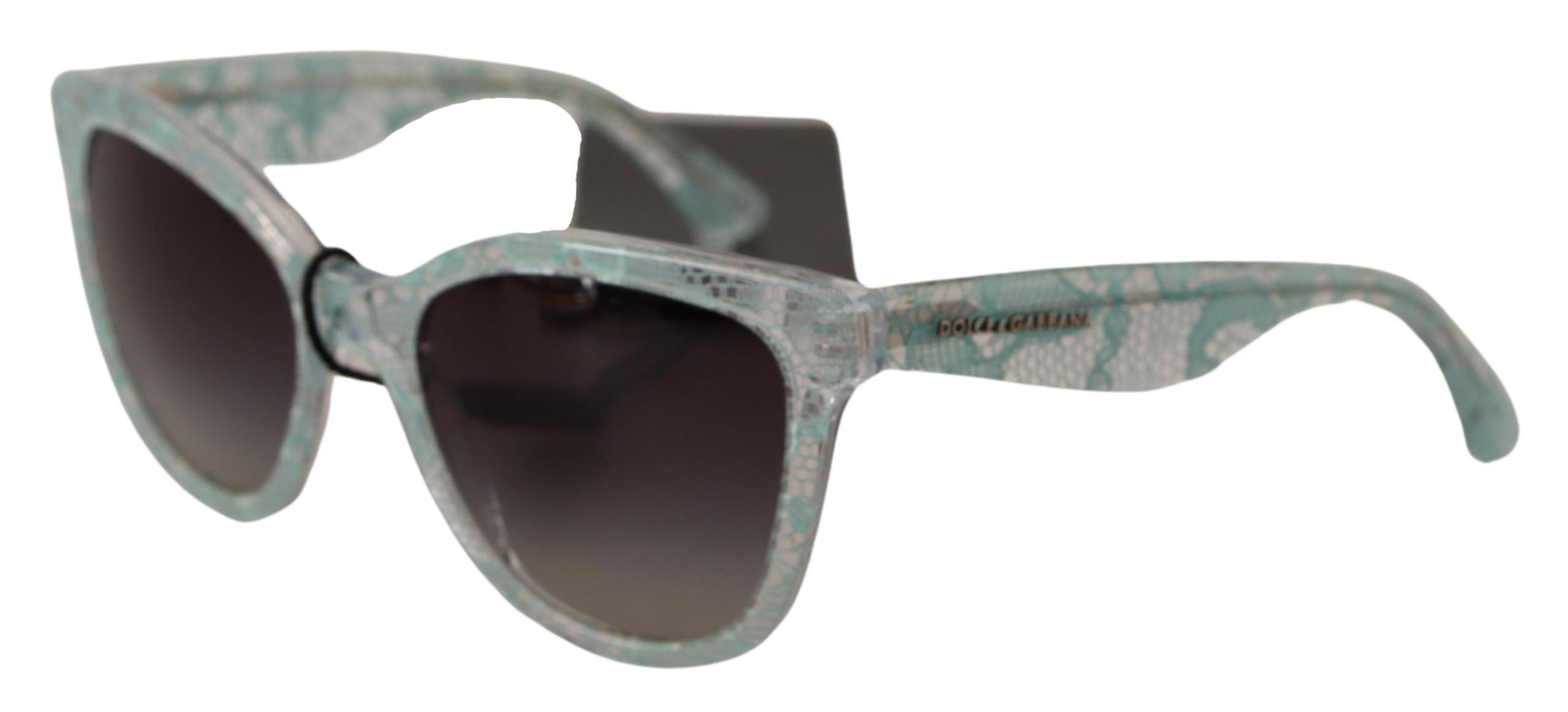 Dolce & Gabbana Sicilian Lace Crystal Acetate Sunglasses