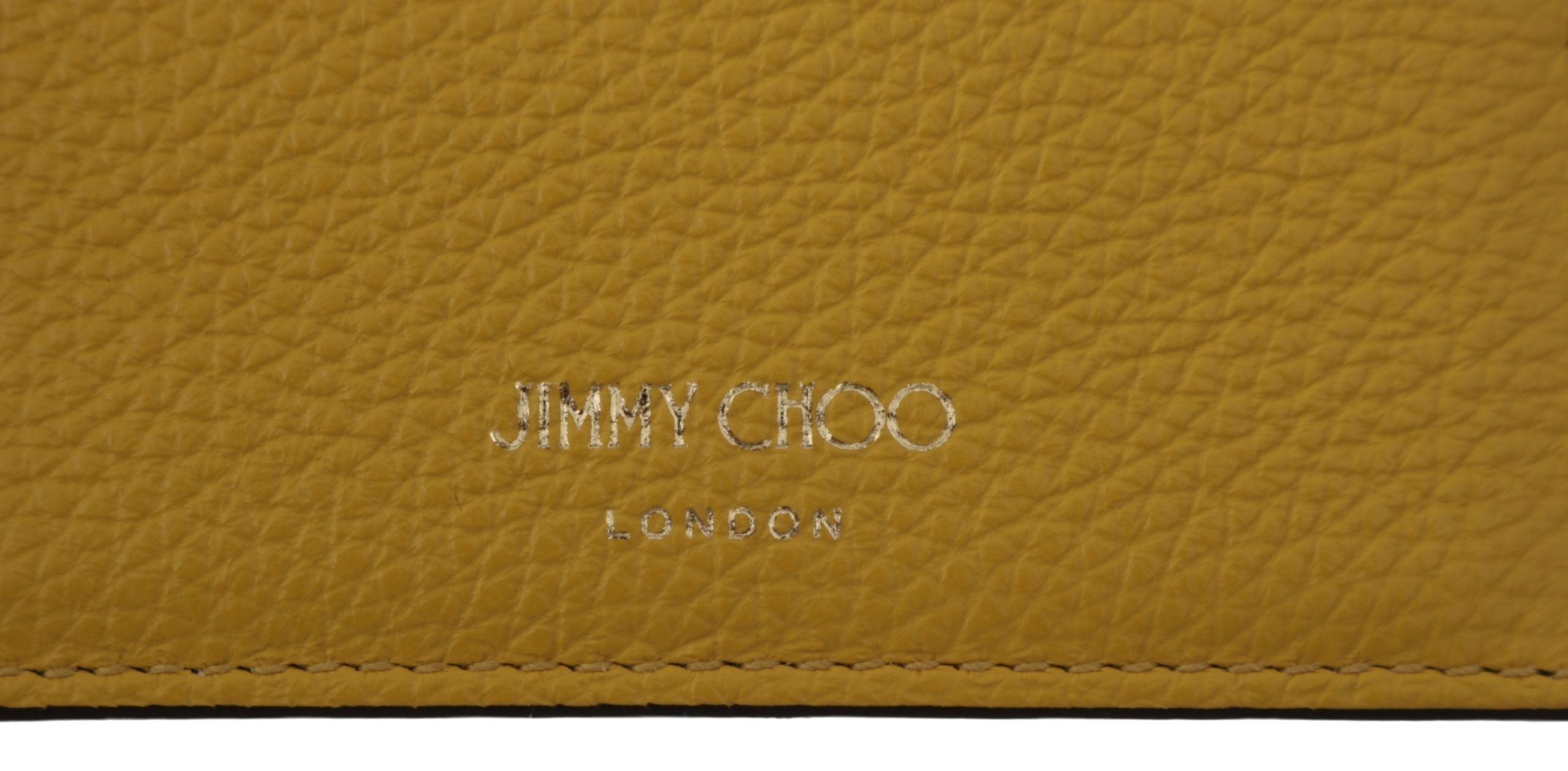 Jimmy Choo Sunshine Yellow Leather Card Holder
