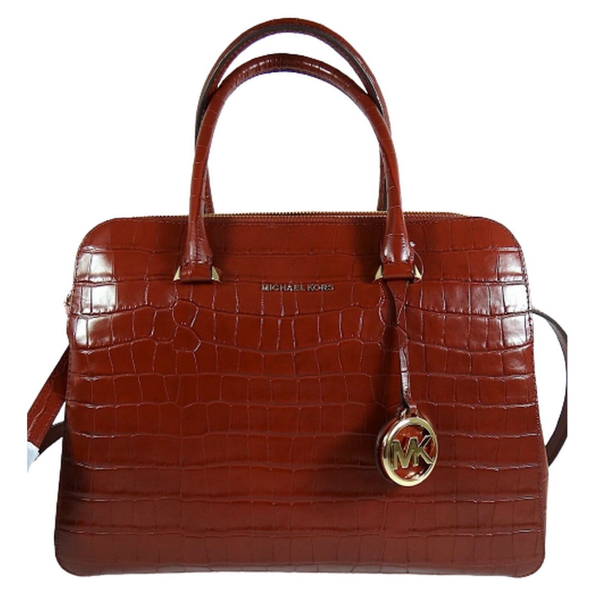 Double Zip Satchel Leather Handbag | Michael Kors.jpg