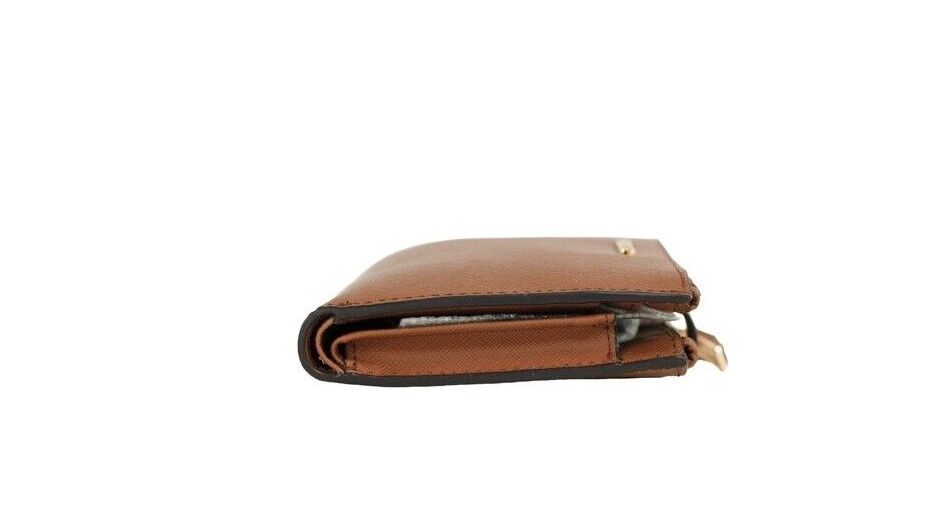 Michael Kors Jet Set Travel Luggage Leather Large Double Zip Wristlet Wallet