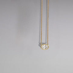 18K Gold-Plated Stainless Steel Pendant Necklace