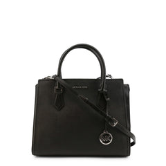 Women's Zip Leather Adjustable Shoulder Strap Handbag | Michael Kors