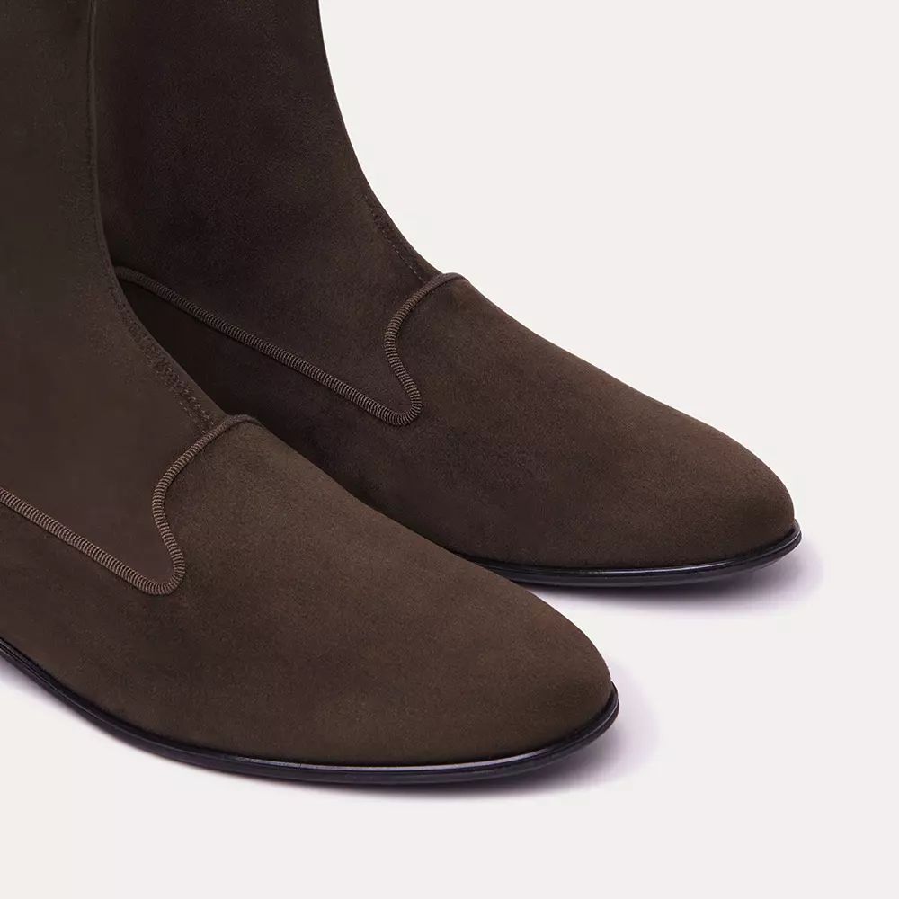 Charles Philip Elegant Suede Ankle Boots with Comfortable Fit