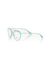 Frankie Morello Aviator-Styled Chic Eyeglasses - Light Blue