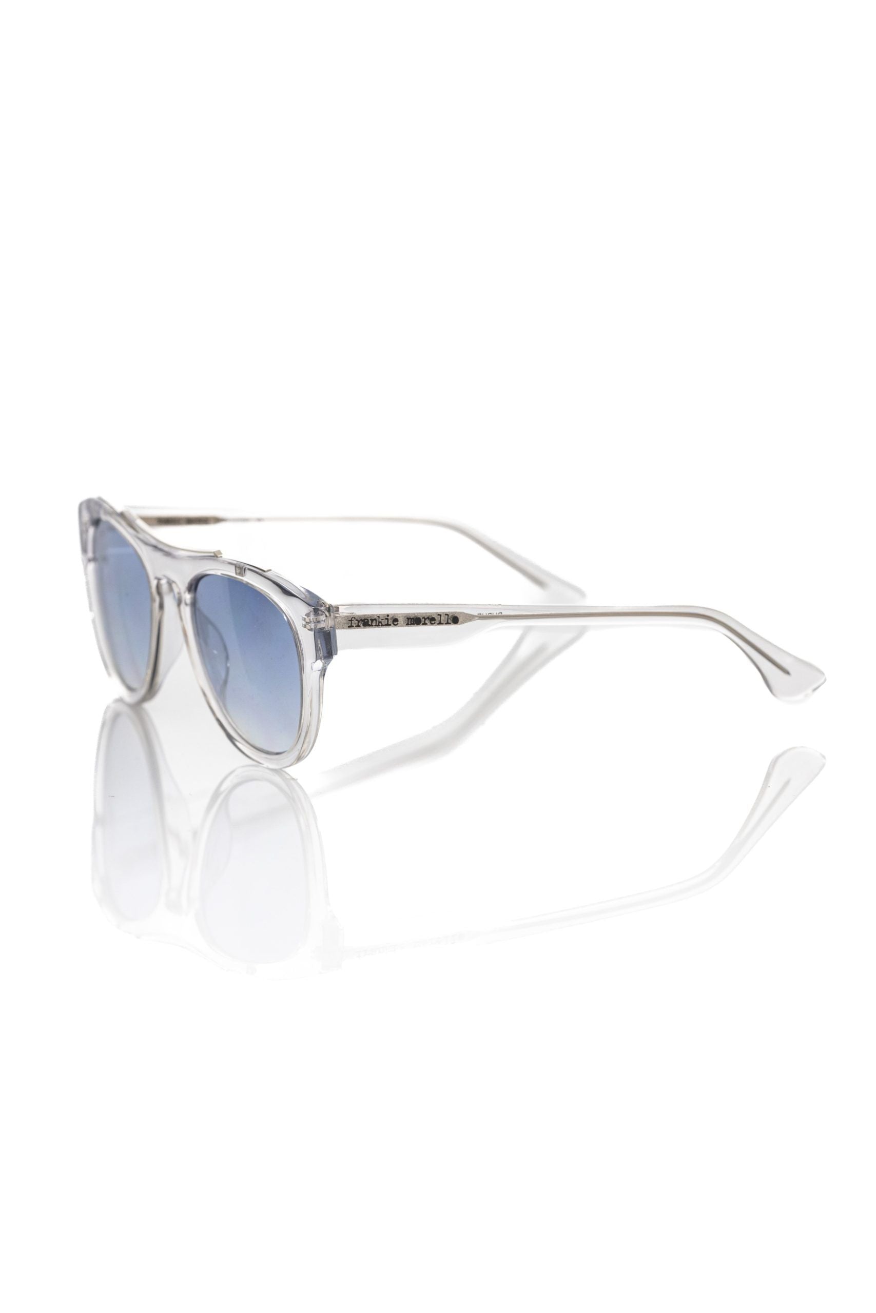 Frankie Morello Chic Shaded Blue Lens Wayfarer Sunglasses