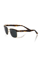 Frankie Morello Elegant Clubmaster Shaded Lens Sunglasses