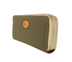 Green Zip Closure Wallet