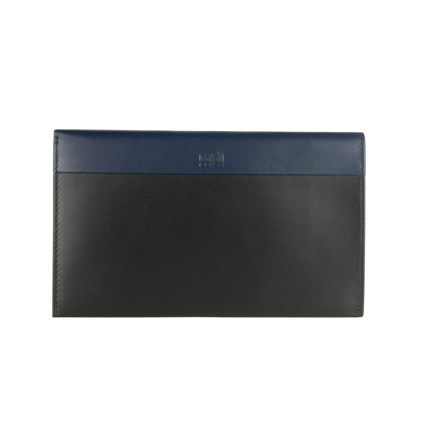 Black Calf Leather Card Holder Wallet
