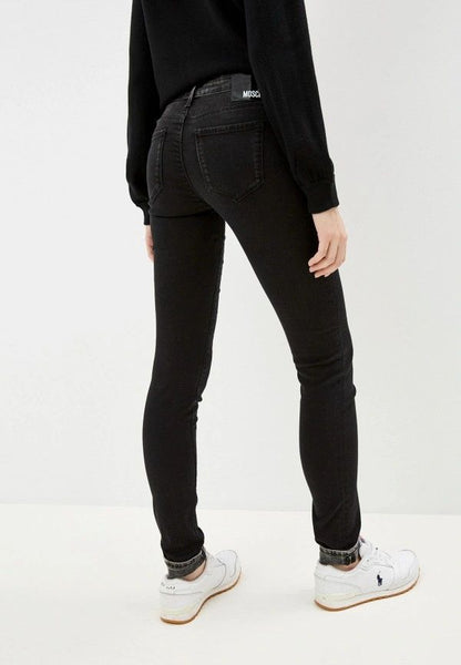 Love Moschino Black Cotton Jeans & Pant