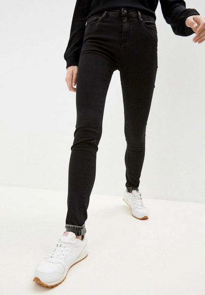 Love Moschino Black Cotton Jeans & Pant
