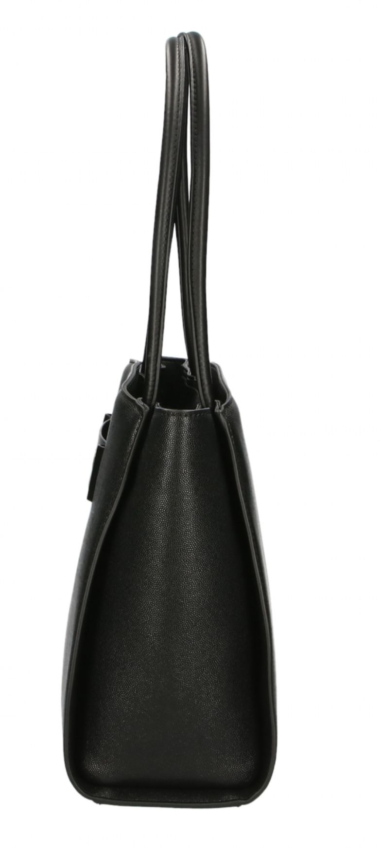 Plein Sport Sleek Black Three-Compartment Tote Bag