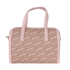 Plein Sport Chic Pink Eco-Leather Crossbody Bag