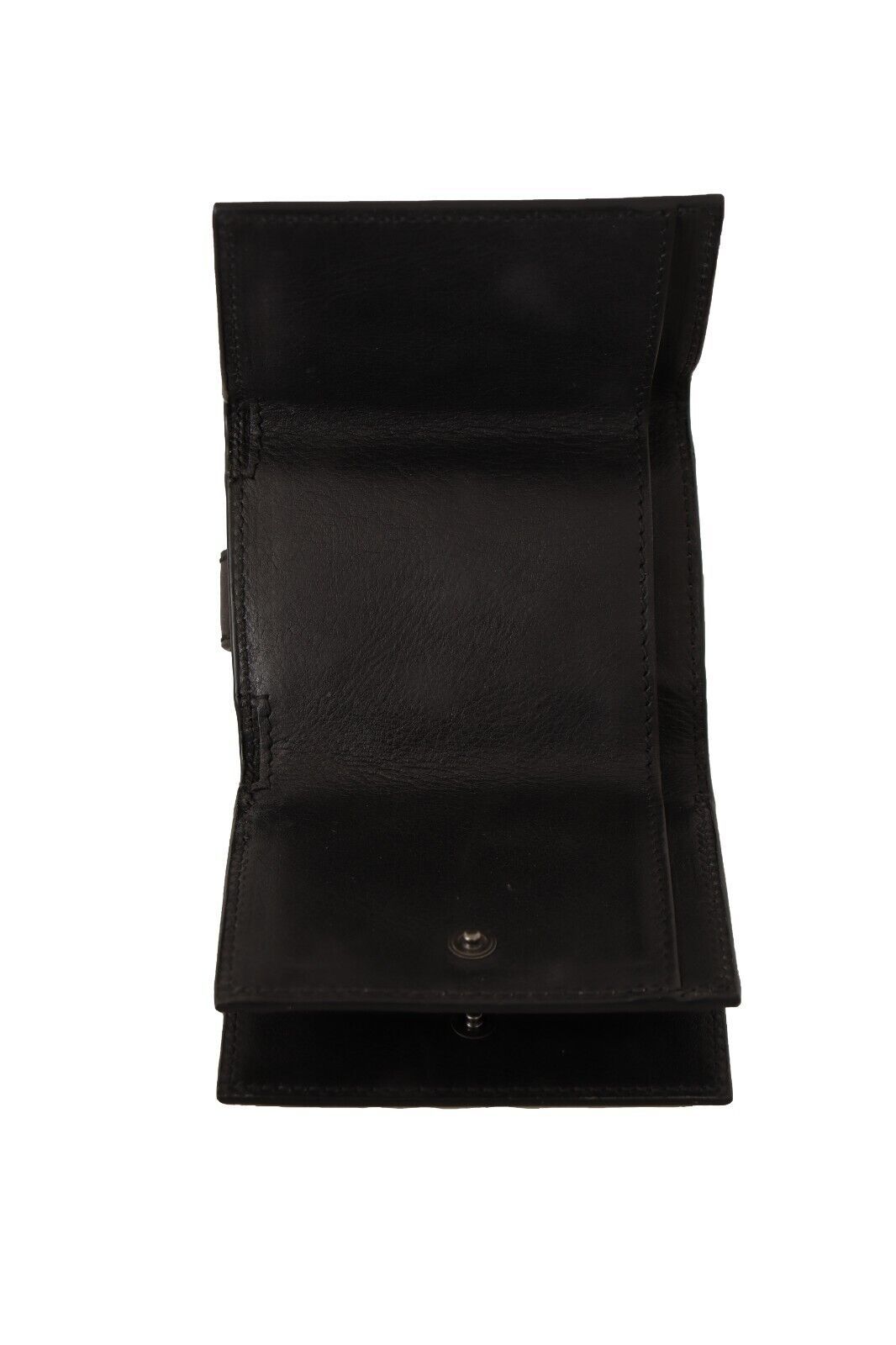 Dolce & Gabbana Elegant Leather Trifold Multi Kit with Strap