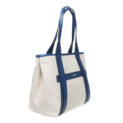 Natural- Blue Shoulder Bag