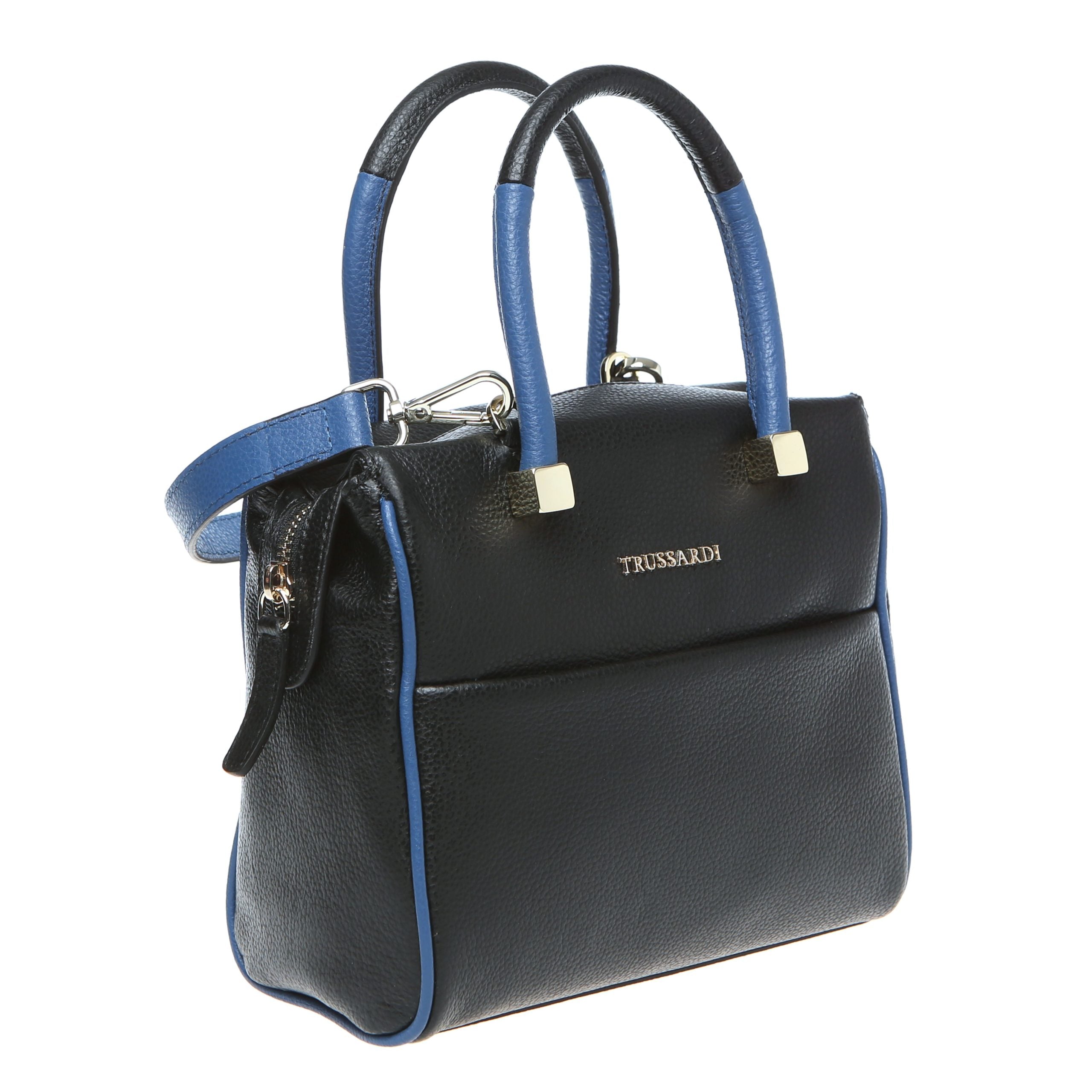 Black- Blue Handbag