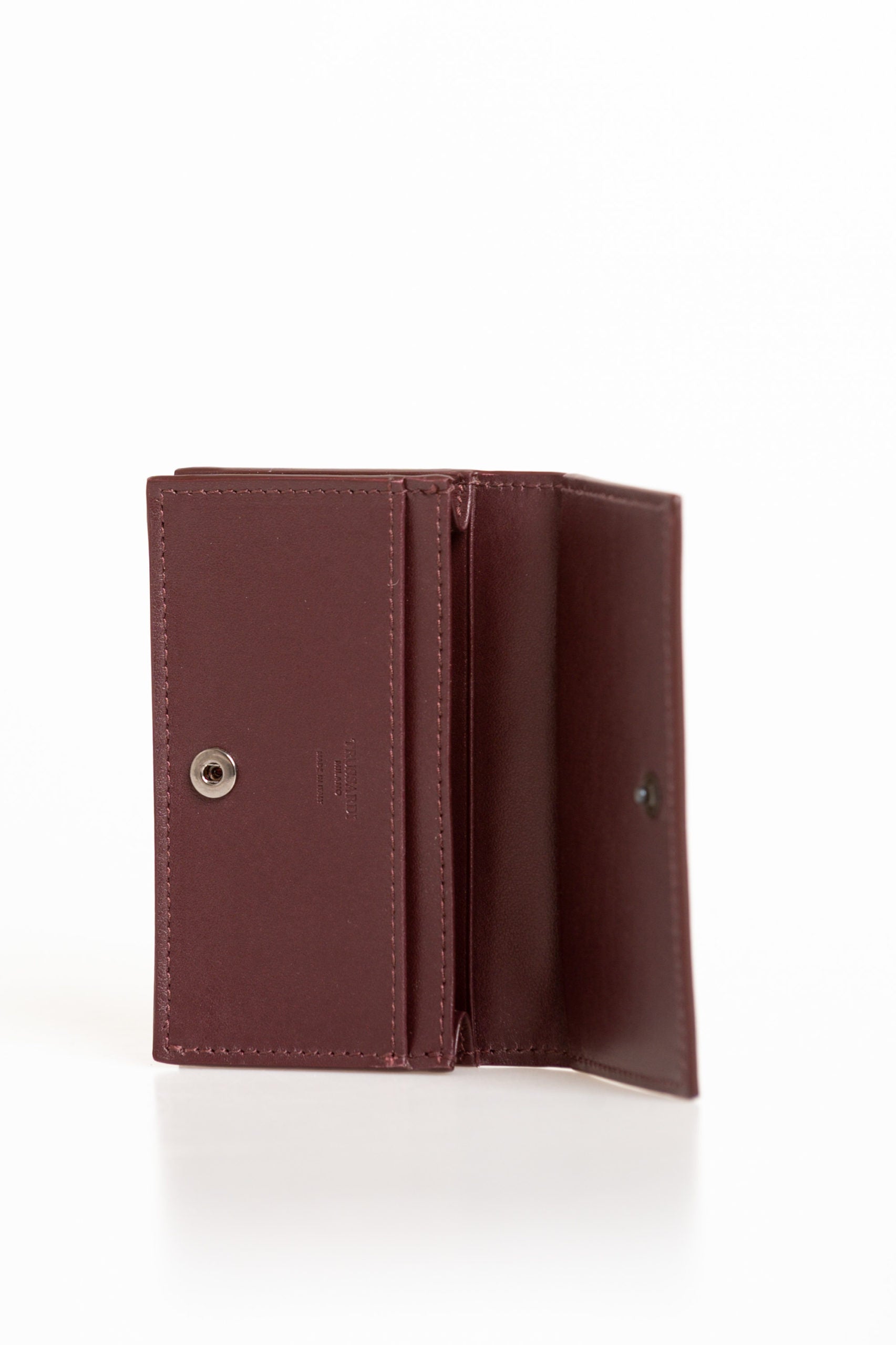 Trussardi Urban Medium Card Holder In Calfskin Leather