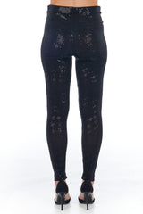 Frankie Morello Slim Fit Shimmer Tight Pant